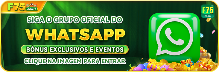 SIGA O GRUPO OFICIAL DO WHATSAPP BONUS EXCLUSIVOS E EVENTOS CLIQUE NA IMAGEM PARA ENTRAR